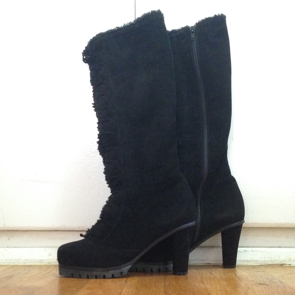 Marc Jacobs Black Suede Boots